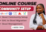 setup skool community ghl mighty network skool online course community manager